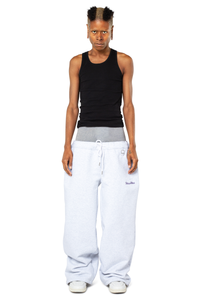 600 GSM CLOUD GREY SWEAT PANTS