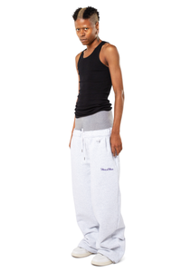 600 GSM CLOUD GREY SWEAT PANTS
