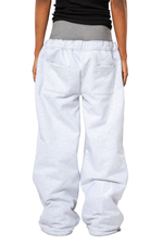 600 GSM CLOUD GREY SWEAT PANTS