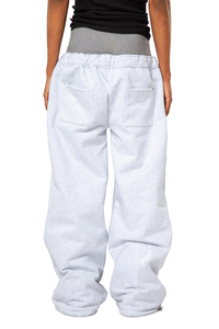 600 GSM CLOUD GREY SWEAT PANTS