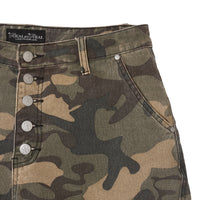 WASHED CAMO CARGO SHORTS